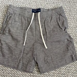 Men’s Abercrombie Linen Shorts Size Medium 6 Inch Inseam